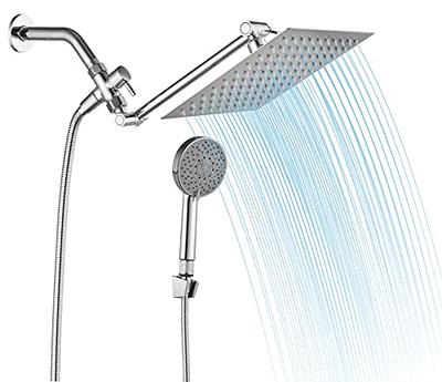 Shower Faucet Set Polish Chrome Bathroom Rain Shower System SUS304