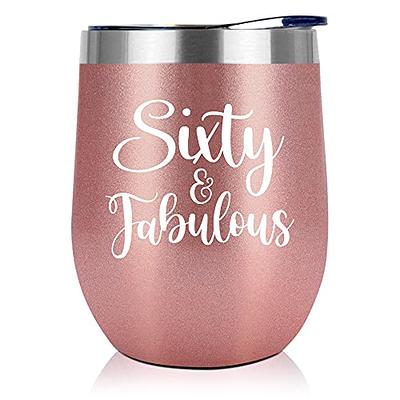 12oz Stainless Steel Tumbler + 2oz Shot Glass 60th Birthday Gifts For Women  Ideas, 60th Birthday Decorations For Women, 60th Birthday Gifts, Happy 60th  Birthday Funny Gifts For Women, Mom Turnning 60 