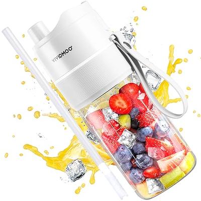 neza Portable Blender, Personal Blender Shakes and Smoothies, Portable  Juicer USB C Rechargeable, 15.2 Oz Multifunctional and BPA Free Mini  Blender