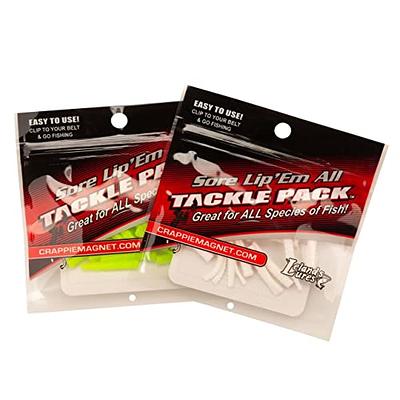 Crappie Magnet Tackle Pack Kit - Fishing Lures, Jig Hooks, Split Shots -  Designed to Catch Any Fish Including Bass, Crappie, Trout and More -  Portable All Species Fishing Tackle Box: Buy