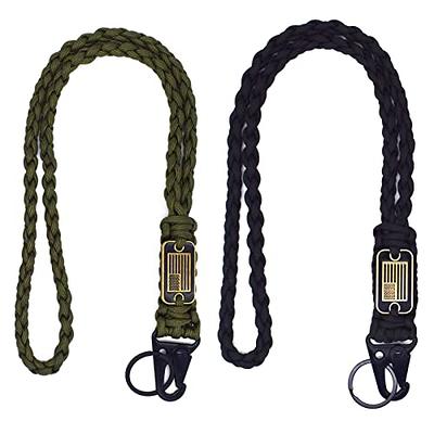 Ouligay Paracord Lanyard Keychain Heavy Duty Braided 550 Keychain Lanyard  Neck Lanyard with HK Clip …See more Ouligay Paracord Lanyard Keychain Heavy