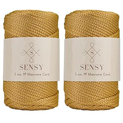 Macrame Cord 4mm x 394 Yards, 12 Rolls 3 Strand Macrame Cotton