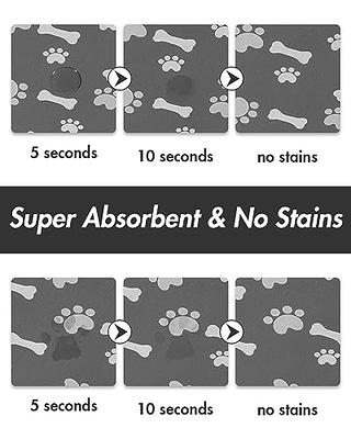 Pet Feeding Mat-Absorbent Dog/Cat eat mat for Food and Water Bowl-No Stains  Quick Dry Dog/Cat Water Dispenser Mat-Dog Accessories Pet Supplies-Dog Water  Bowl for Messy Drinkers 12*20inch