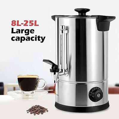 HomeCraft Double Wall Stainless Steel Airpot Coffee Dispenser, 2 L