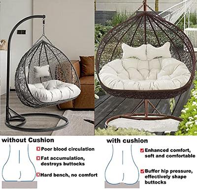 Hanging Egg Chair Cushion Swing Chair Thick Seat Cushion Padded Pad Covers