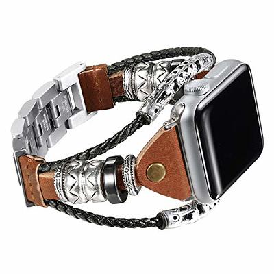 Leather Apple Watch 4 Band 44mm Women