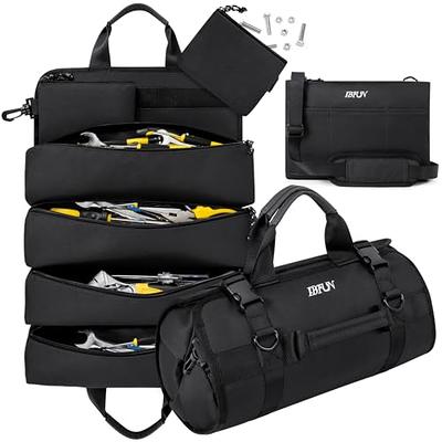 Tool Bag Roll Up, Gifts for Men Heavy Duty Bag Tool Organizers