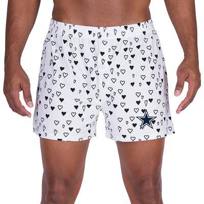 Men's Concepts Sport White/Charcoal Dallas Cowboys Alley Fleece Shorts