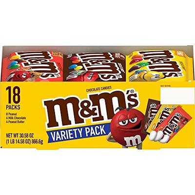 M&m's Variety Pack Fun Size Chocolate Candy Assortment - 55pc : Target