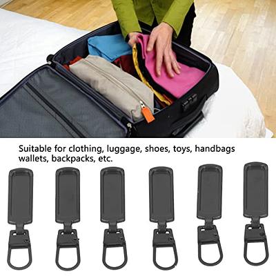 6 Pcs Zipper Pulls Replacement Luggage Zipper, Detachable Zipper