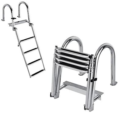 HARBOR MATE 300 lbs. 4-Step Pontoon Boat Boarding Ladder for Gunwale  BoardingLadder4 - The Home Depot