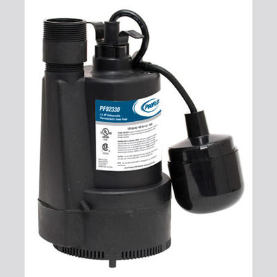 PROFLO PF92330 1/3 HP Plastic Sump Pump with Base Pumps Sump Pumps