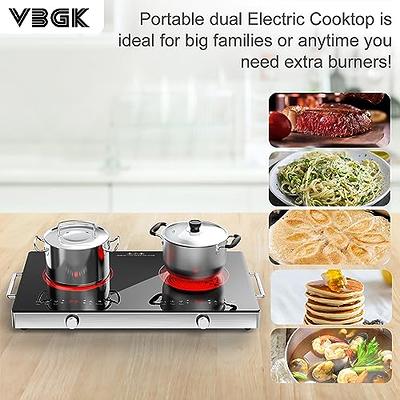  VBGK Electric Cooktop,110V Electric Stove Top,Single