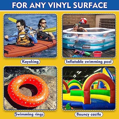 Air Mattress Patch Kit, Heavy Duty Inflatable Repair Kit for Air Mattress,  Bounce House, Inflatable Toys, PVC Boat, Tent, Swimming Ring, UV- Resistant