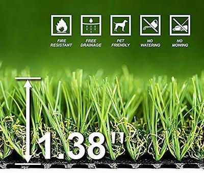 WMG GRASS Premium Artificial Grass, Drainage Mat, 3' x 5