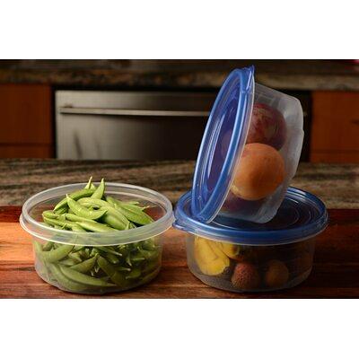 32 oz. Round Clear Deli Food Storage Container w/Lid 48 Sets -100