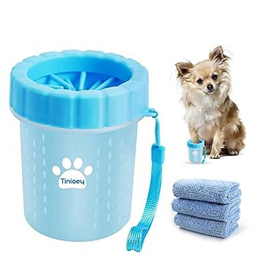 Dog Paw Cleaner for Large Dogs, 2 In 1 Silicone Brush Dog Feet Cleaner  Small Medium Large Dog Paw Washer, Dog Muddy Paw Cleaner, Pet Foot Plunger  Washer Dog Cat, Pet Cleaning