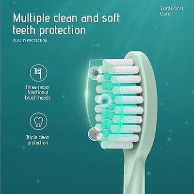  Clearance Electric Toothbrush for Adults with 8 Brush Heads &  Travel Box & Toothbrush Holder 6 Cleaning Modes IPX7 Waterproof Electric  Toothbrush 8 Hours Charging for 60 Days Using Soft Bristles 