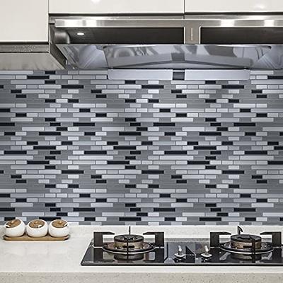 Art3d Kitchen Backsplash Tile Peel and Stick Subway Backsplash, 12x12