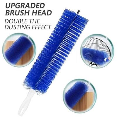 2Pcs Radiator Brush, Dryer Cleaner Vent Brush, 40cm Long Flexible