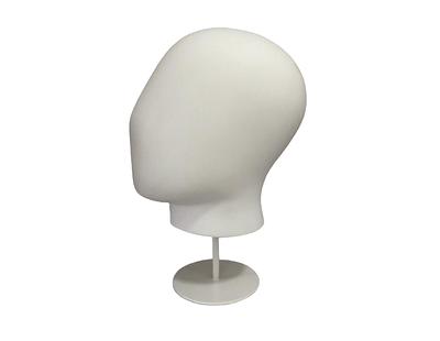 Plastic Half Body Head Turn Male Mannequin with Base