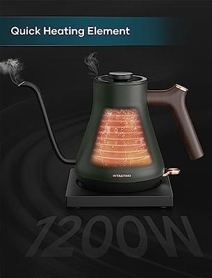 1200W Electric Tea Kettle Coffee Pot Hot Water Fast Boil Stainless Steel  1.8L