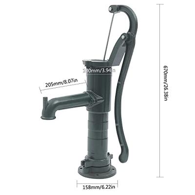 Suction Pump, Hand Water Pump Hand Well Pump Well Press Pitcher Cast Iron  Press Suction Manual