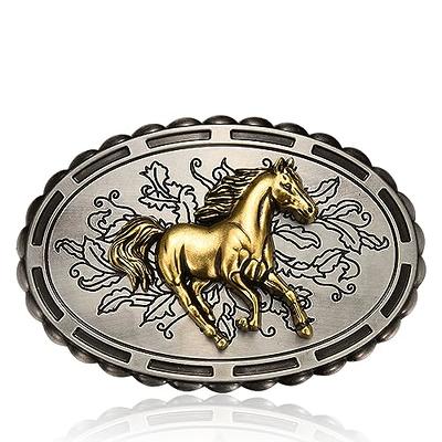 HUABOLA Calyn Long Horn Bull Western Belt Buckle