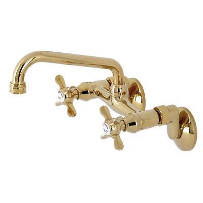 Kingston Brass KS216PB Kingston Two Handle Wall Mount Bathroom