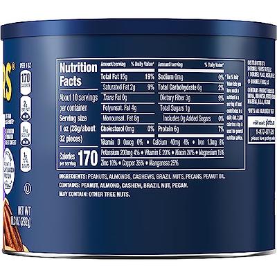 PLANTERS Roasted Unsalted Mixed Nuts, 10.3 oz Canister - Yahoo