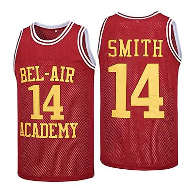 Fresh Prince of Bel-Air Academy Smith #14 Basketball Jersey size