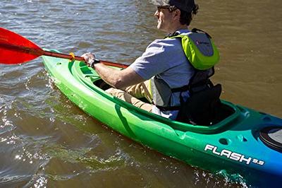 Perception Flash 9.5, Sit Inside Kayak for Fishing and Fun, Two Rod  Holders, Multi-Function Dash, 9' 6