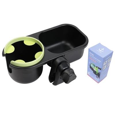 MTRSUE Universal Stroller Cup Holder with Snack Tray, 360° Rotation  Removable Stroller Accessories with Non Slip Clip Firmly Grip Stroller Bar  - Yahoo Shopping