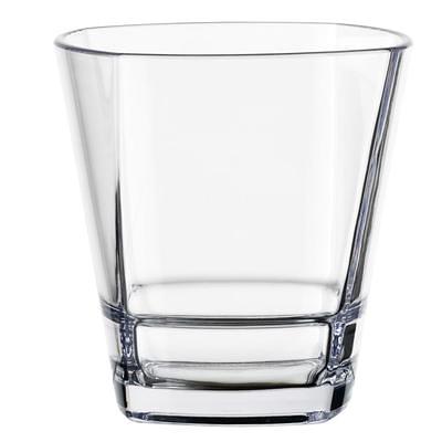 Visions 8 oz. Heavy Weight Clear Plastic Stemless Wine Glass - 64/Case