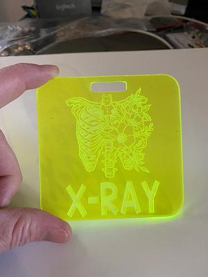 Acrylic Marker Parker Xray Marker Holder Acrylic ID Badge 