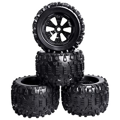 Hobbyfire 3.8 RC Truck Tires and 17mm Hex Wheels with Foam Inserts  Pre-Glued Mounted for Traxxas E-Revo 2.0 Revo 3.3 T-maxx Arrma Kraton  Notorious 6S, Set of 4 - Yahoo Shopping