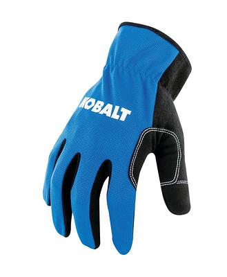 Kobalt Large Brown Leather Construction Gloves, (1-Pair) in the Work Gloves  department at