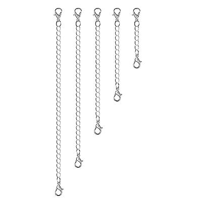 Silver Necklace Extender - Lightweight Jewelry – Nickel & Suede