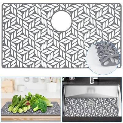 Lordear Sink Protector for Kitchen Sink Silicone Kitchen Sink Mat 13.58 *  11.6 Inch,Non-slip Sink Mats for Bottom of Stainless Steel Farmhouse  Porcelain Kitchen Sink Silicone Sink,Rear Drain Hole - Yahoo Shopping