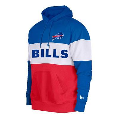 Men's Antigua Royal Buffalo Bills Victory Pullover Hoodie