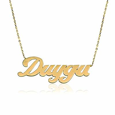 FISSEN Jewelry Layered Initial Necklaces for Women 14K Gold Plated Letter Necklace Dainty Gold Layering Necklaces for Women Trendy Initial Choker