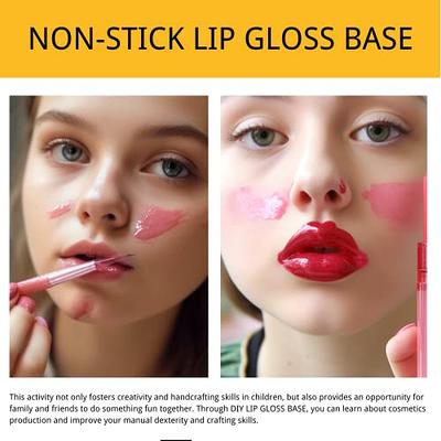 DIY Clear Lip Gloss Base Oil Non-Stick Moisturizing Lipstick Material Gel  For Lip Gloss Base Handmade Liquid Lipstick Makeup