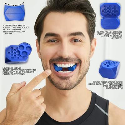Jawline Exerciser for Men & Women 3 Resistance Levels (6 pcs) Silicone Jaw  Exerciser Tablets, Jaw, Face, and Neck Exerciser, Jaw Trainer for Beginner