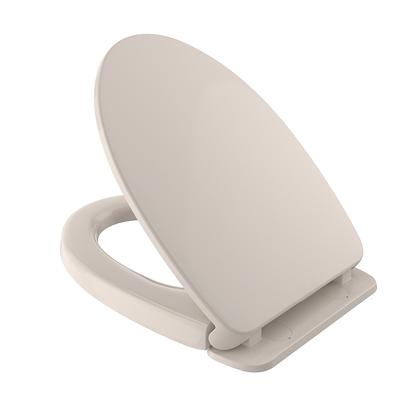 American Standard MightyTuff Plastic White Round Soft Close Toilet Seat in  the Toilet Seats department at