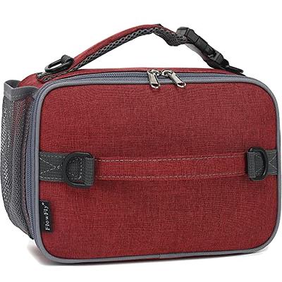 NIUTA Lunch Bag for Women, Men, Leakproof Thermal Reusable Lunch Box for  Adult & Kids, Lunch Cooler Tote with Shoulder Strap for Office Work  (Hibiscus) 