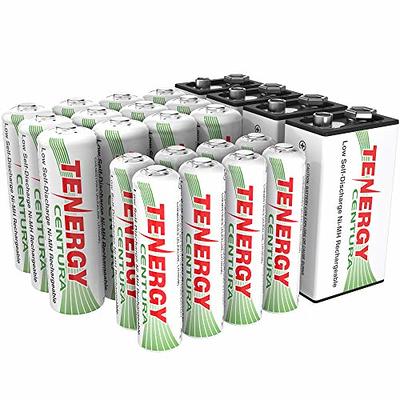 wowpower Rechargeable C Cell Batteries with USB-C Charging Cable, 1.5v  Lithium LR14 C Size Battery 4100mWh for Flashlight 8 Pack