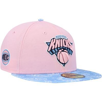 New Era Atlanta Braves Light Blue Pink Glow Undervisor 59FIFTY Fitted