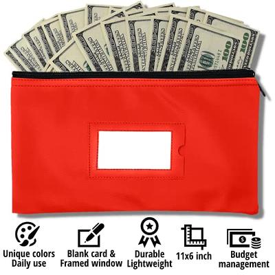 Bank Note Zipper Pouches 