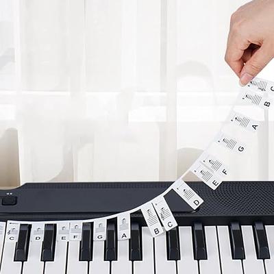 Piano and Keyboard Note Chart, Use Behind Keys Practice Keyboard & Note  Chart Useful Ideal Visual Tool for Beginners Any Medium to Full Size Piano