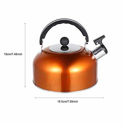 1.8L Whistling Tea Kettle Stainless Steel Tea Kettle Boiled Kettle Stovetop  Hot Water Fast to Boil Stove Kettle with Handle for Stove Induction Cooker,  Gas Cooker - Yahoo Shopping